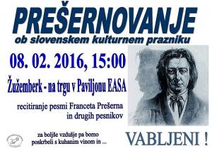 plakat prešernovanje 2016