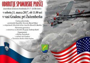plakat Gradenc B-17