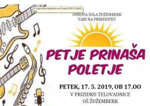 Petje prinaša poletje