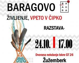 Vabilo: razstava Baragovo življenje, vpeto v čipko