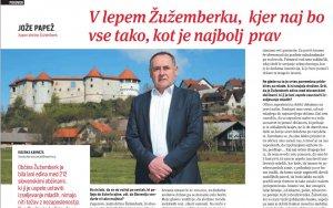 Pogovor z županom Jožetom Papežem